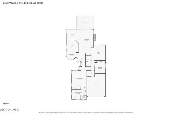 $449,000 | 246 East Vaughn Avenue, Gilbert, AZ 85234