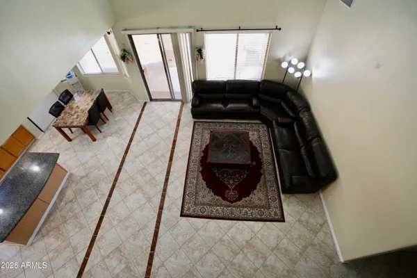 a view of entryway and livingroom