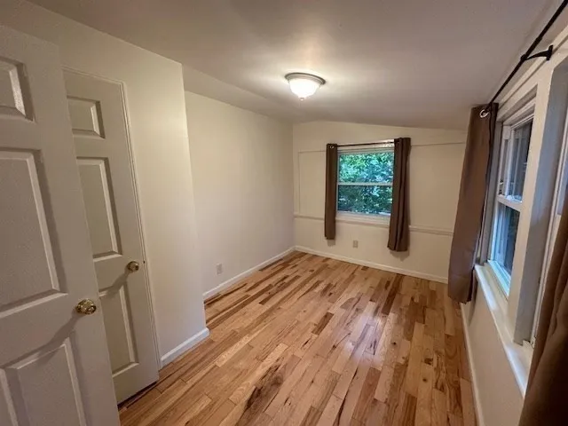 a view of wooden floor in a room