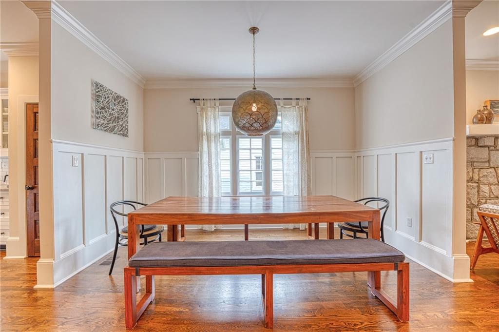 997 Blue Ridge Avenue Northeast Atlanta, GA 30306 - Photo 11 of 53 a wooden bench sitting in front of a window