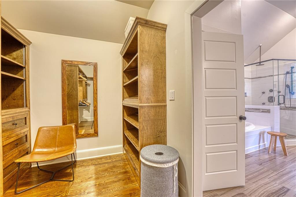 997 Blue Ridge Avenue Northeast Atlanta, GA 30306 - Photo 36 of 53 a bathroom with a toilet and a shower