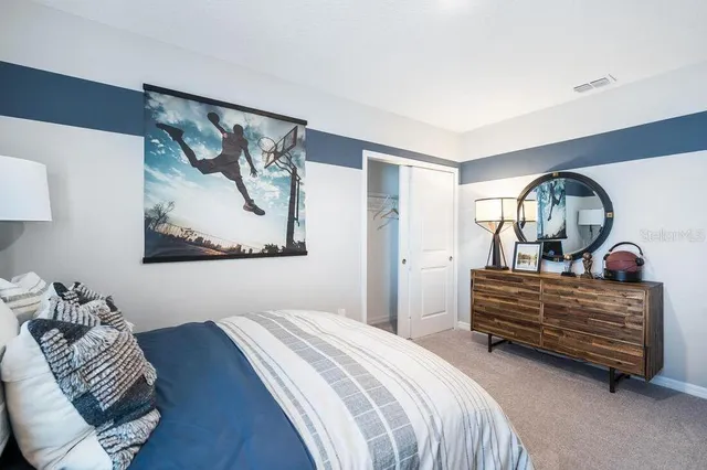 a room with furniture and a window