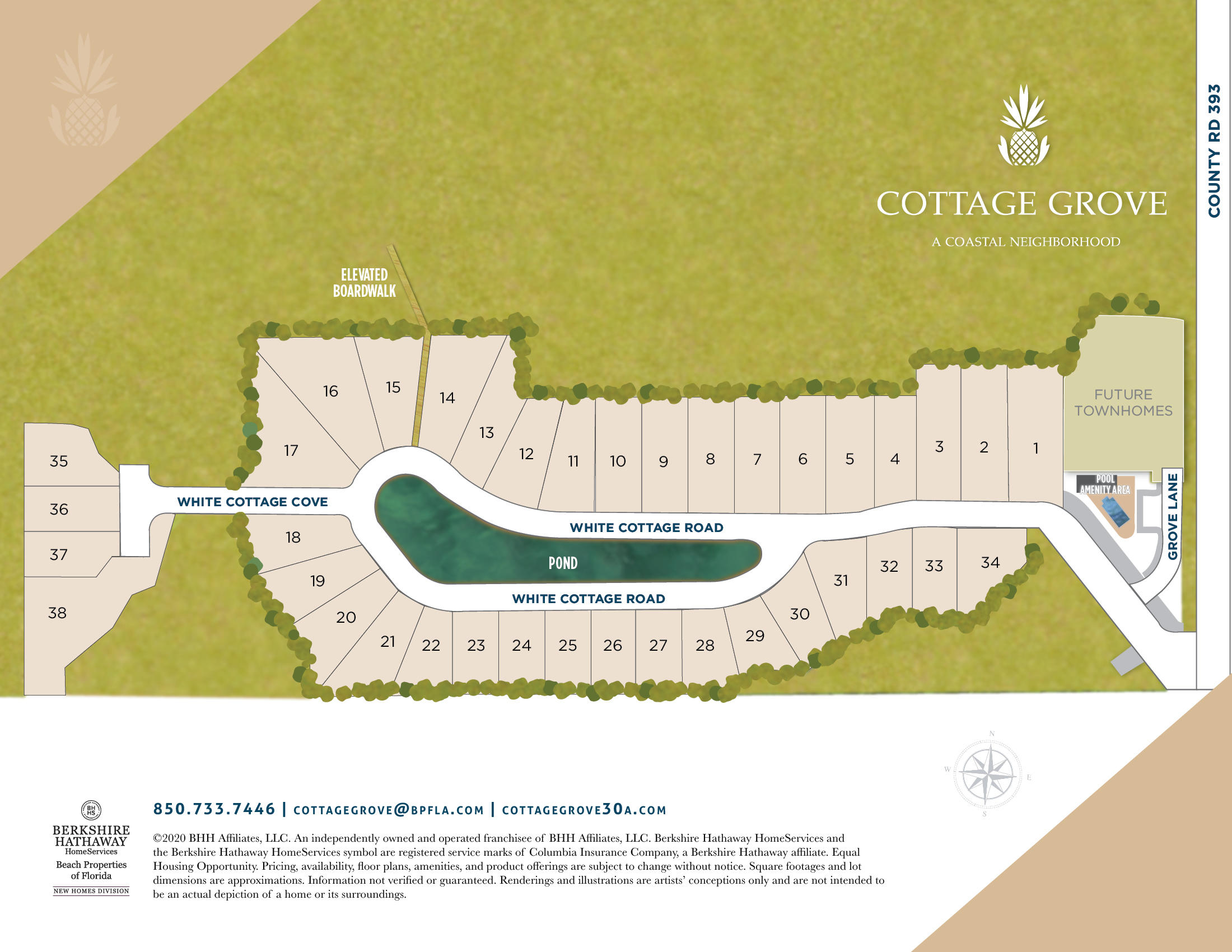 Tbd White Cottage Road, Unit LOT 30 Santa Rosa Beach, FL 32459 - Photo 3 of 20 Cottage Grove Map