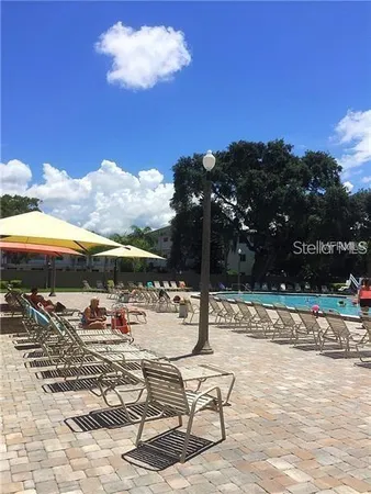 a view of outdoor space with seating space