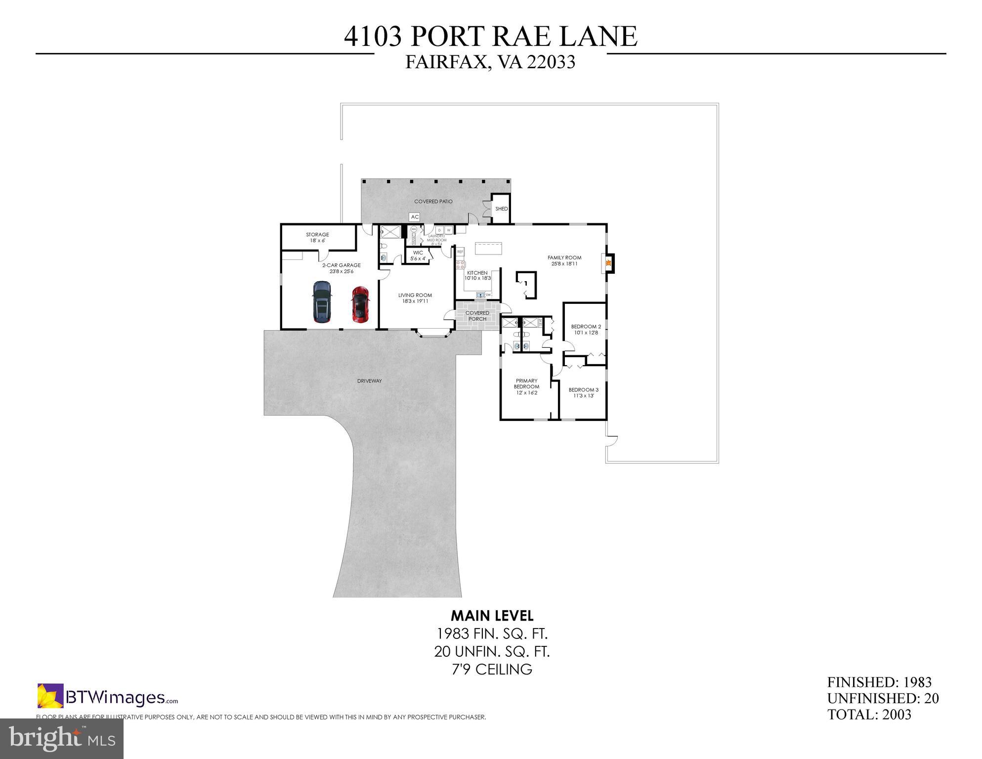 4103 Port Rae Lane Fairfax, VA 22033 - Photo 47 of 47 Floor plan