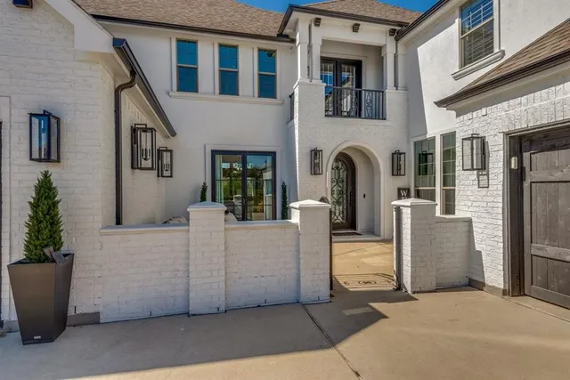 a view of living room and entry way