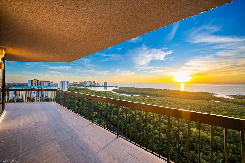 6001 Pelican Bay Boulevard, Unit PHA Naples, FL 34108 - Photo 10 of 50 a view of city and ocean