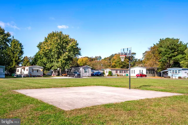 a view of a volley ball court