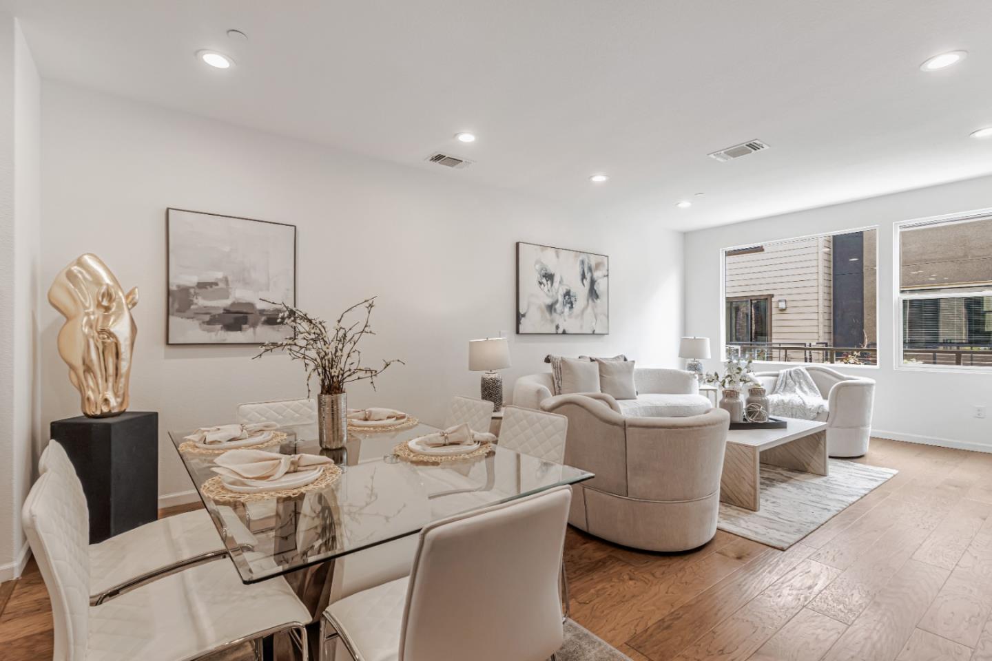 500 Lapin Place Hayward, CA 94541 - Photo 15 of 36 a view of a dining room with furniture window and wooden floor