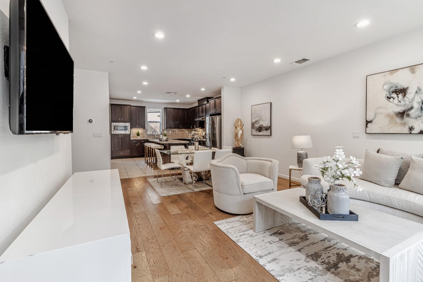 500 Lapin Place Hayward, CA 94541 - Photo 18 of 36 a living room with furniture and a flat screen tv