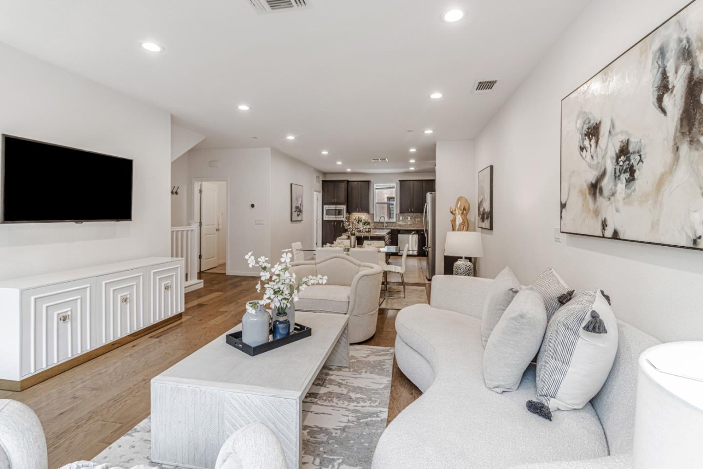 500 Lapin Place Hayward, CA 94541 - Photo 19 of 36 a living room with furniture and a flat screen tv