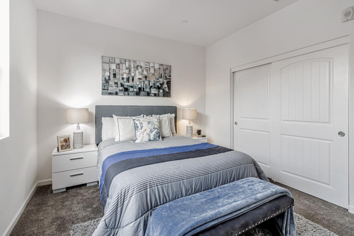 500 Lapin Place Hayward, CA 94541 - Photo 29 of 36 a bedroom with a bed and a painting on the wall