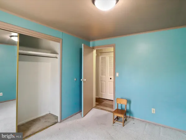 a room with a workbench