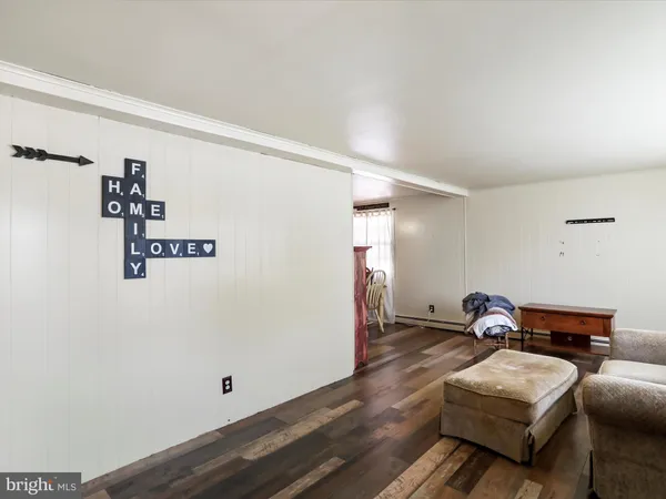 a view of room with furniture