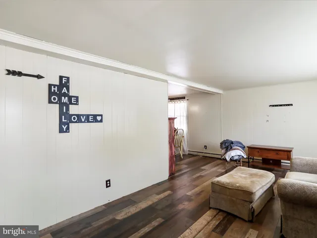 a view of room with furniture