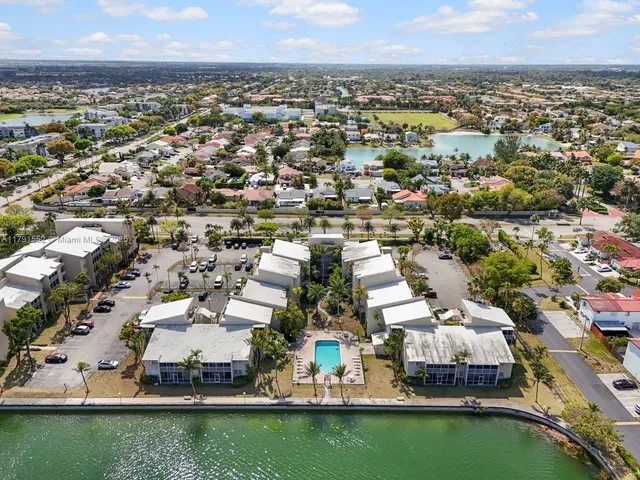 a view of a city with an ocean