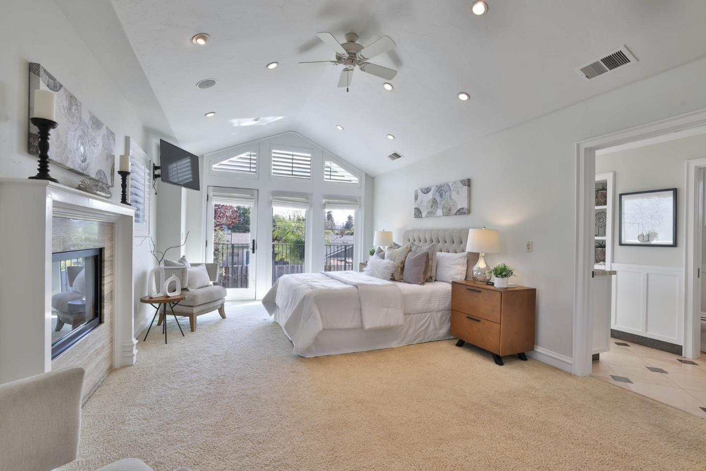1870 Patio Drive San Jose, CA 95125 - Photo 17 of 47 a living room with furniture and a fireplace