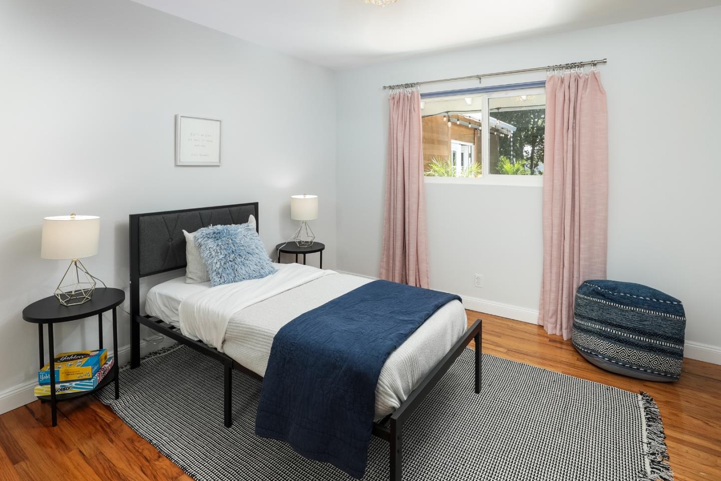 147 Lakeshore Drive San Mateo, CA 94402 - Photo 20 of 36 a bedroom with a bed and a window
