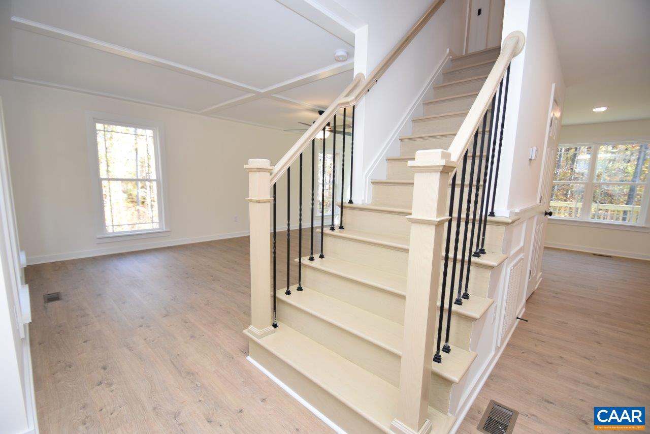 5 Bacon Bit Lane Louisa, VA 23093 - Photo 13 of 27 a view of entryway with wooden floor and stairs