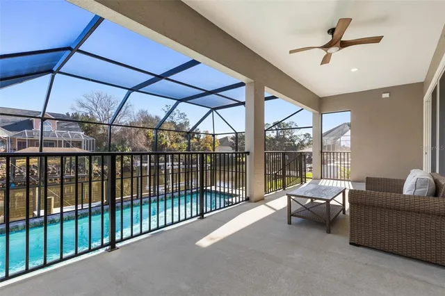 an empty room with closet area