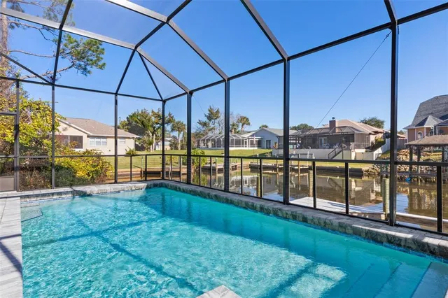 a view of an empty room with stairs