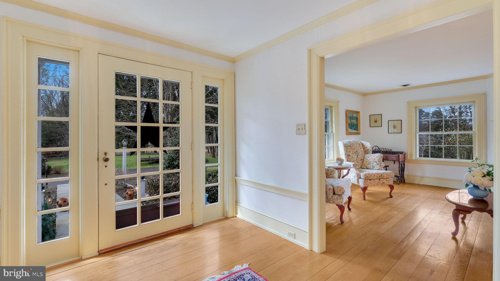 563 Pebble Hill Road Doylestown, PA 18901 - Photo 11 of 82 Formal Center Hall Foyer with French entry door