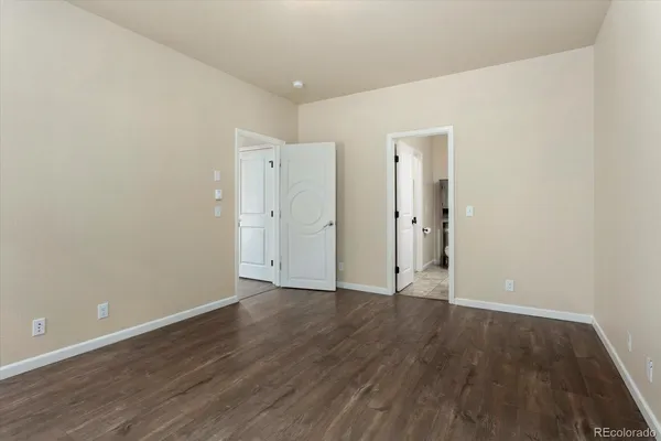 wooden floor in an empty room