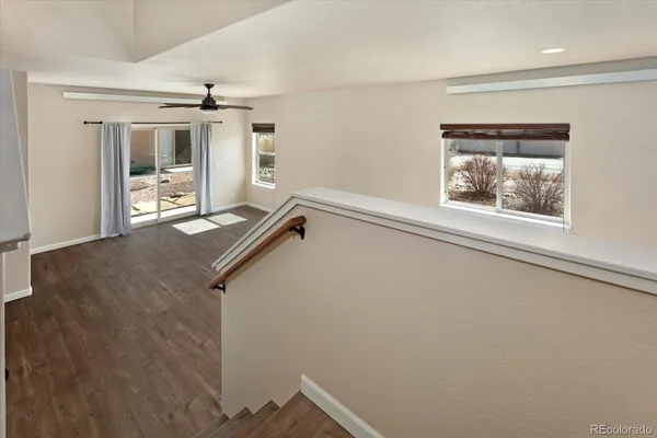 a view of an empty room