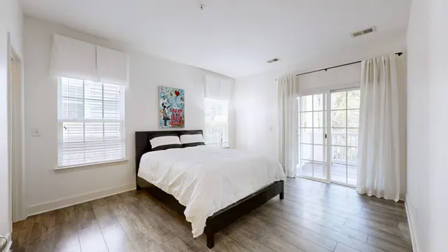 a bathroom with a sink double vanity and a mirror