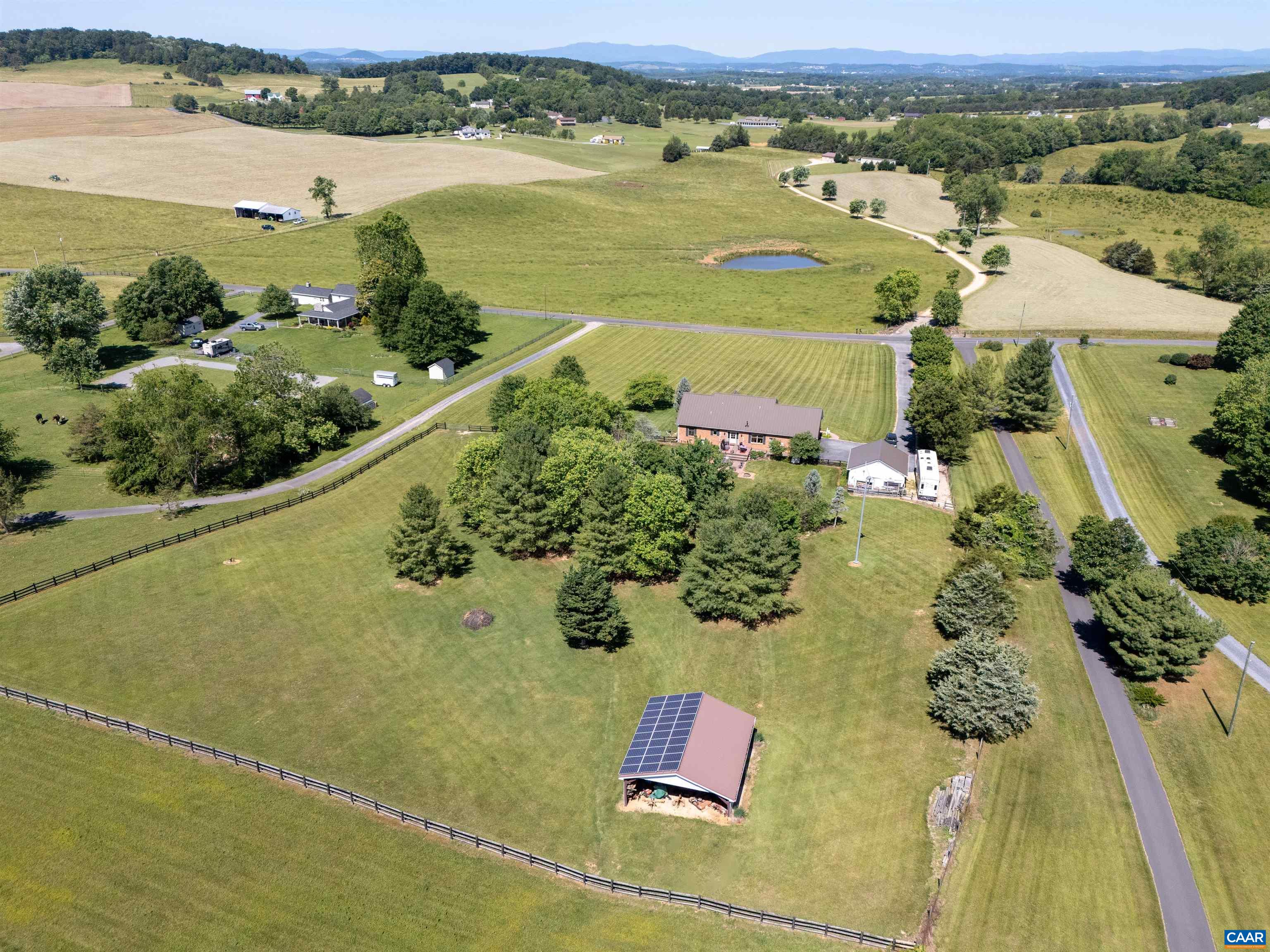 717 Barnhart Road Fort Defiance, VA 24437 - Photo 41 of 41 an aerial view of residential houses with outdoor space
