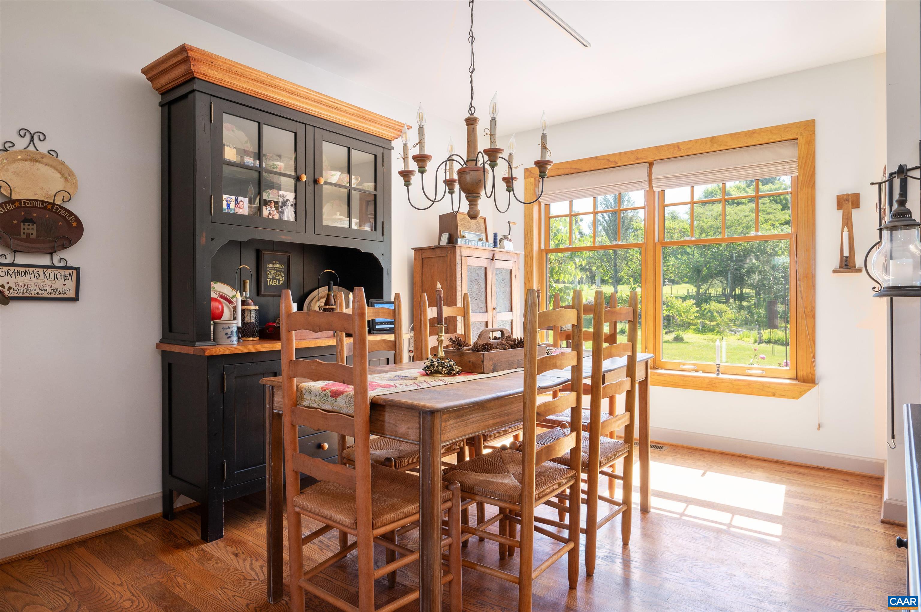 717 Barnhart Road Fort Defiance, VA 24437 - Photo 8 of 41 a view of a dining room with furniture and chandelier
