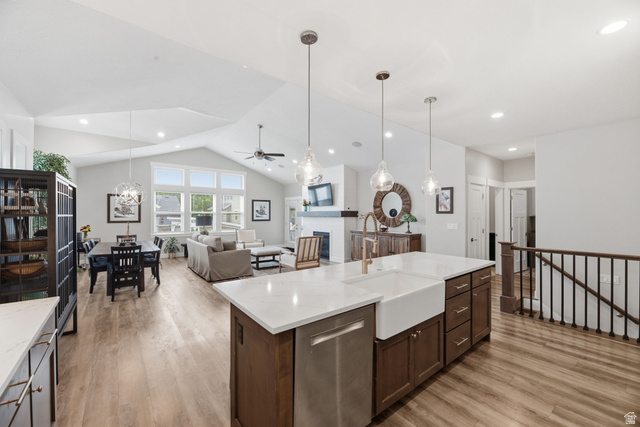 2109 Sunflower Lane Mapleton, UT 84664 - Photo 18 of 43 Gourmet Kitchen Opens Seamlessly into the Great Room w/Plenty of Dining Space!