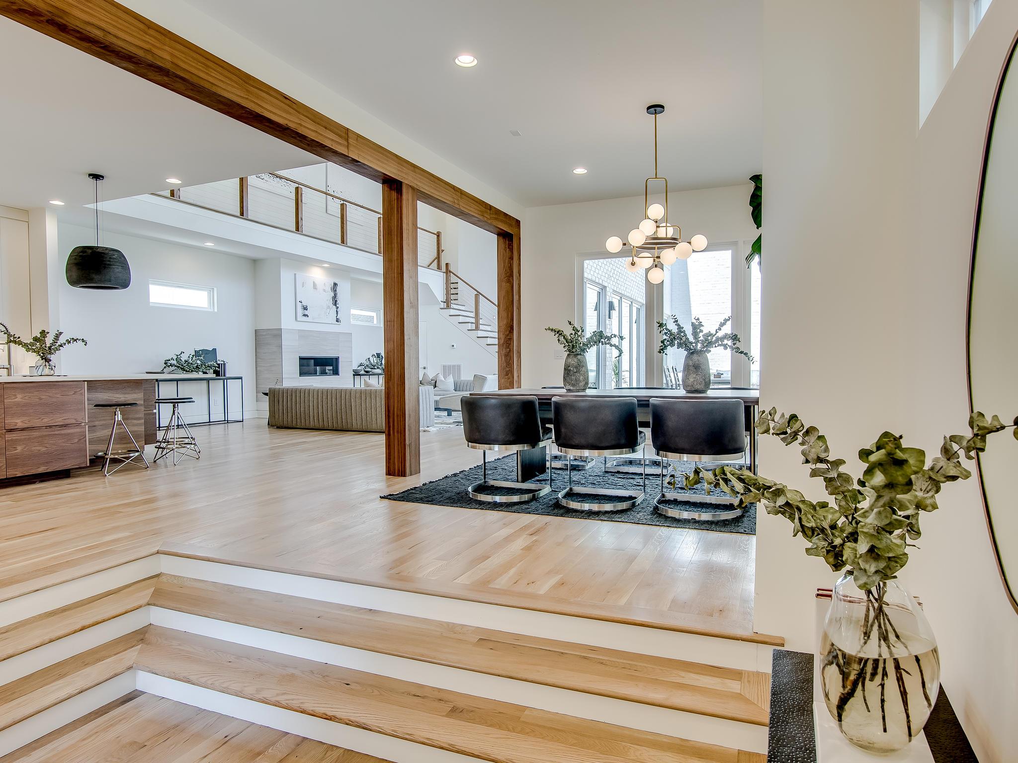 3419 A Hopkins Street Nashville, TN 37215 - Photo 2 of 22 Beautiful entry with custom millwork detail in dining room