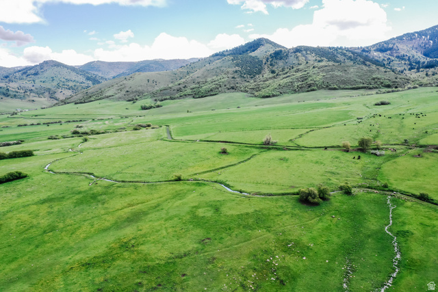 6700 North Capitol Hill Road Preston, ID 83263 - Photo 12 of 28 Expansive green pastures with winding streams and distant mountains