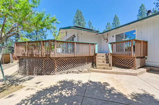 a view of outdoor space and trees
