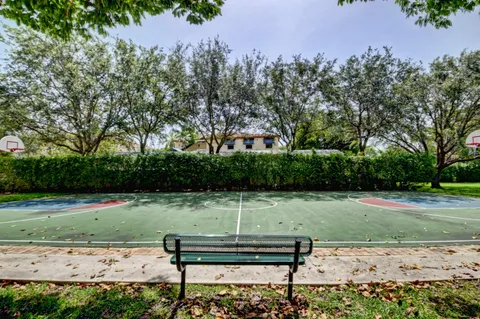 a view of a basketball court