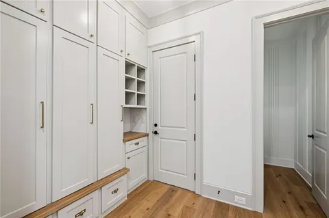 a view of a field with grass