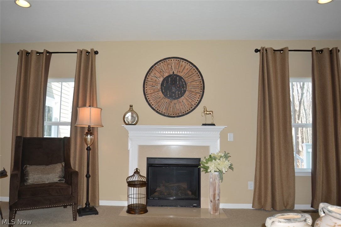 32304 Pepper Ridge Run North Ridgeville, OH 44039 - Photo 16 of 30 gas fireplace in living room