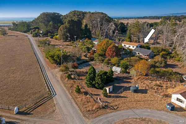 a view of a city with ocean view