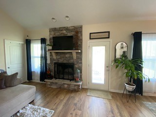 1022 Selous Drive Murfreesboro, TN 37128 - Photo 14 of 29 a living room with furniture and a fireplace