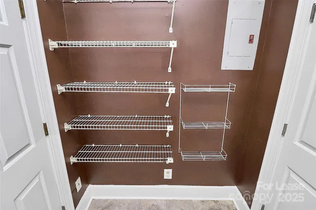 a close view of door