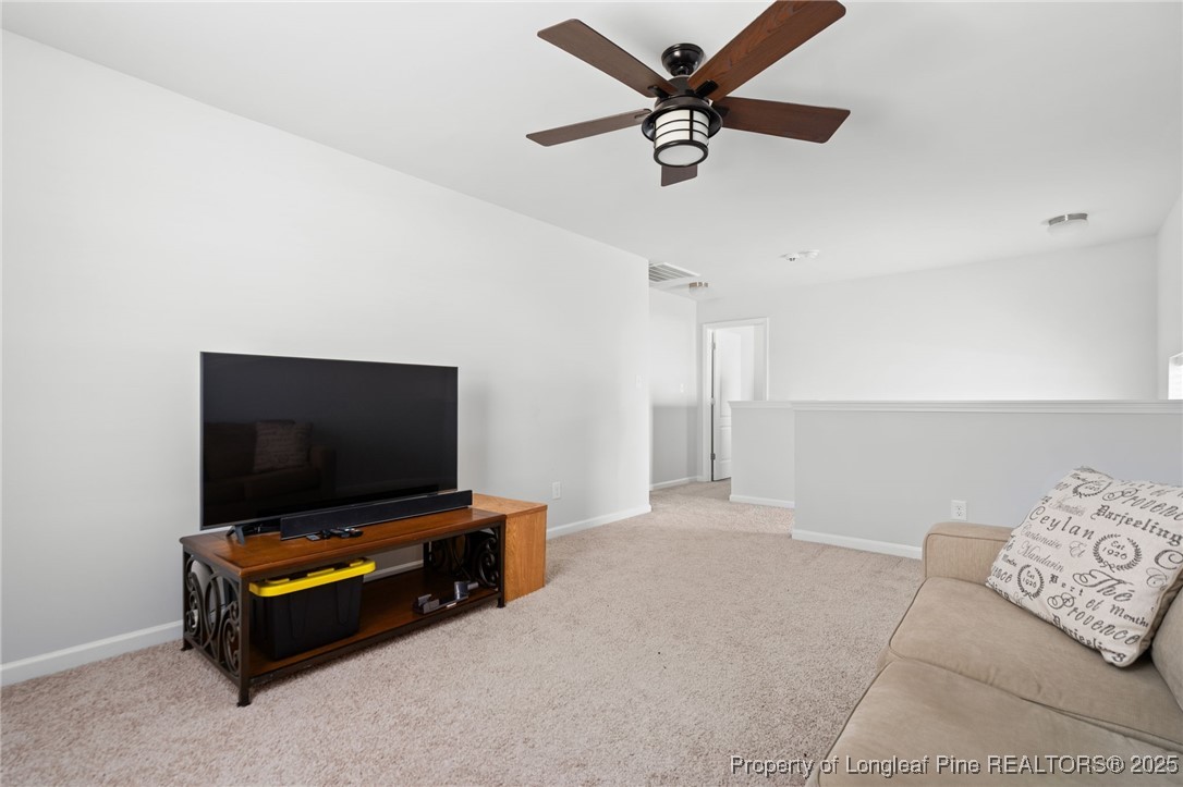 5926 Lowgrass Road Stedman, NC 28391 - Photo 17 of 39 a living room with couch and a flat screen tv