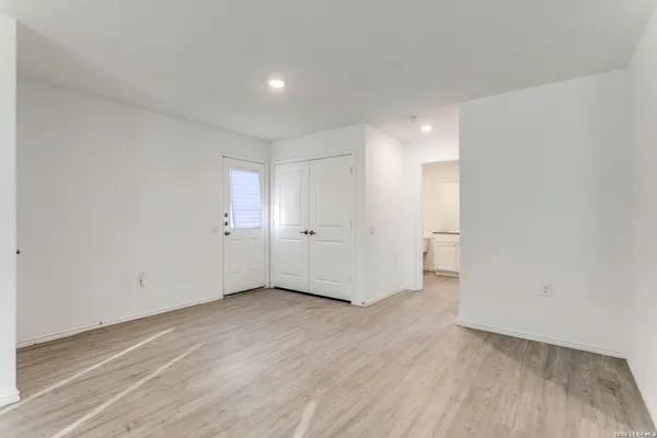 a view of an empty room