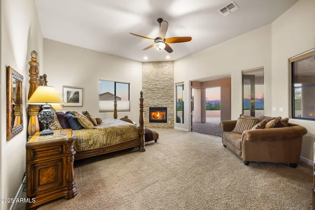 a view of a livingroom with a flat screen tv