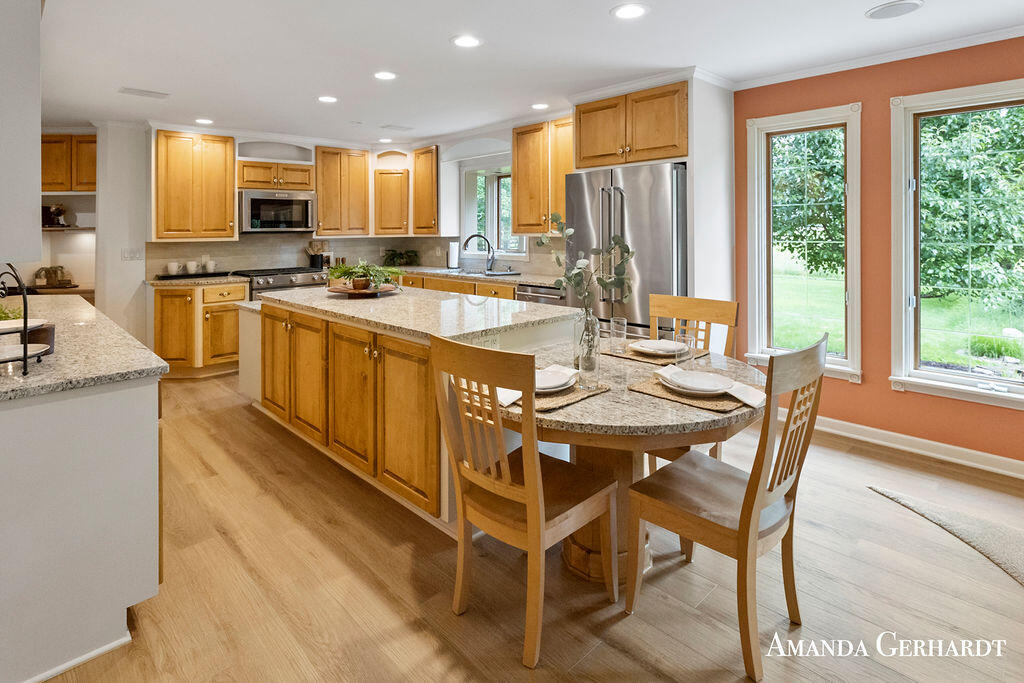 19718 West Pierson Road Pierson, MI 49339 - Photo 8 of 35 Kitchen with built in table