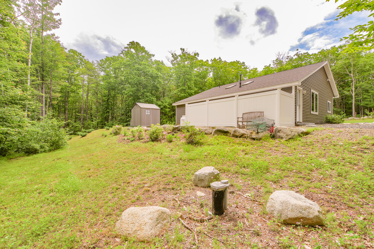 378 Bailey Road Alna, ME 04535 - Photo 25 of 30 Back of home