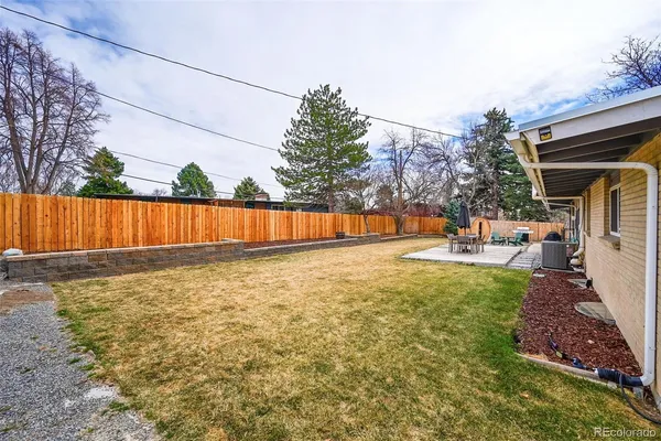 a view of a house with a patio