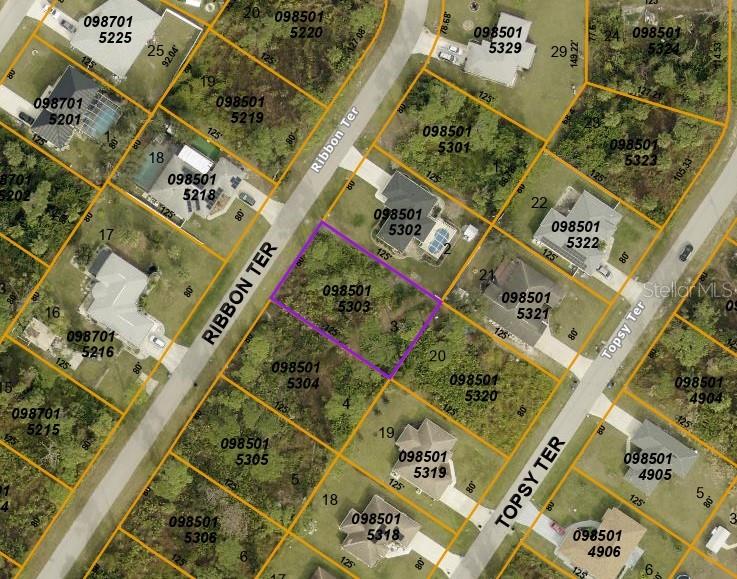 3 Ribbon Terrace North Port, FL 34286 - Photo 1 of 1 County map of lot