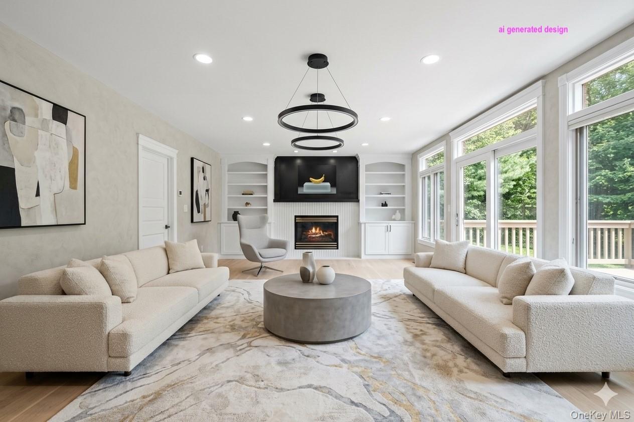 10 Rockingham Road Spring Valley, NY 10977 - Photo 6 of 35 ai generated image. Updated using paint, lighting, refinishing hardwood and furniture