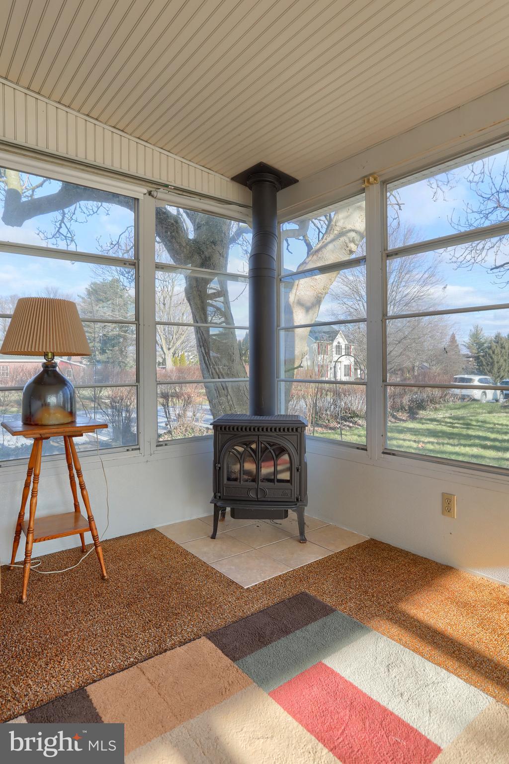 112 North Mill Street Lebanon, PA 17042 - Photo 31 of 48 Enclosed sunroom with Gas fireplace